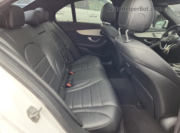 W1KWF8EB6LR595251 2020 MERCEDES-BENZ C White Rear seats view