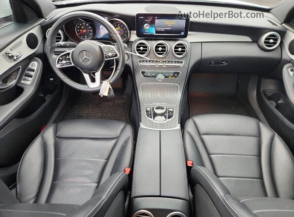 W1KWF8EB6LR595251 2020 MERCEDES-BENZ C White Dashboard view