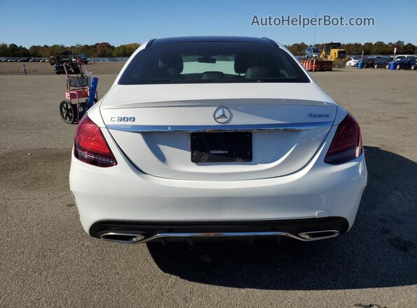 W1KWF8EB6MR628847 2021 MERCEDES-BENZ C-CLASS White Հետևի տեսք
