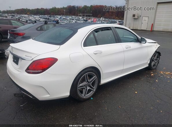 W1KWF8EB7MR647844 2021 MERCEDES-BENZ C-CLASS White Задня права чверть