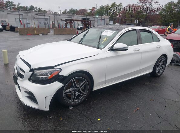 W1KWF8EB7MR647844 2021 MERCEDES-BENZ C-CLASS White Передня ліва чверть