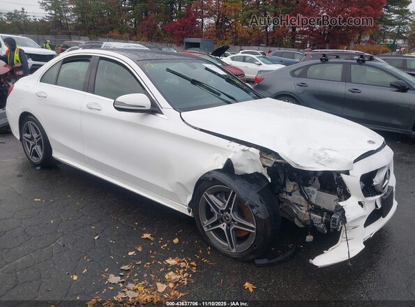 W1KWF8EB7MR647844 2021 MERCEDES-BENZ C-CLASS White Вид спереду