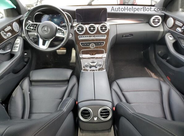 W1KWF8EB8MR628803 2021 MERCEDES-BENZ C Black წინა პანელის ხედი
