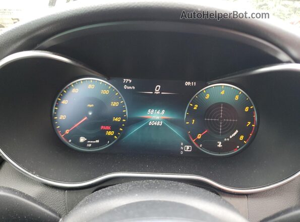 W1KWF8EB8MR628803 2021 MERCEDES-BENZ C Black ხელსაწყოთა პანელის ხედი