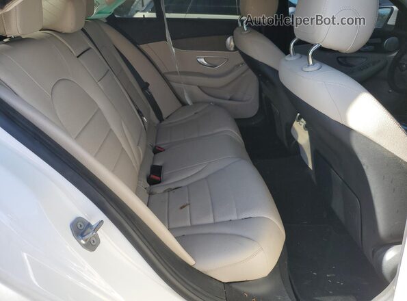 W1KWF8EB8MR636934 2021 MERCEDES-BENZ C White უკანა სავარძლების ხედი