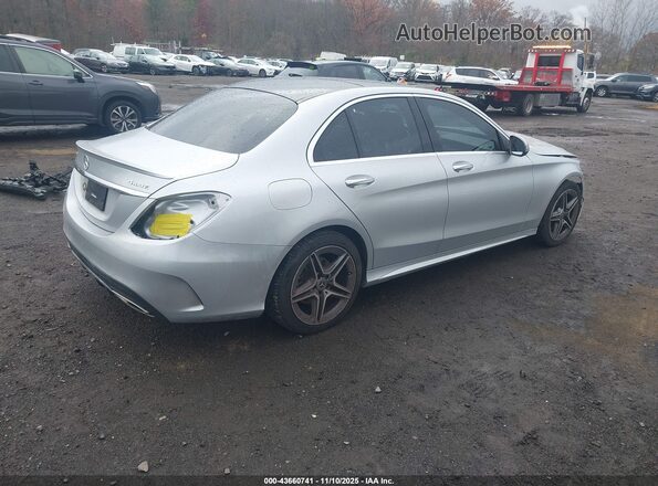 W1KWF8EBXMR616815 2021 MERCEDES-BENZ C-CLASS Silver Tył prawy