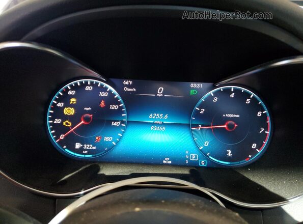 W1KWF8EBXMR646896 2021 MERCEDES-BENZ C Black Սարքավորումների վահանակի տեսք