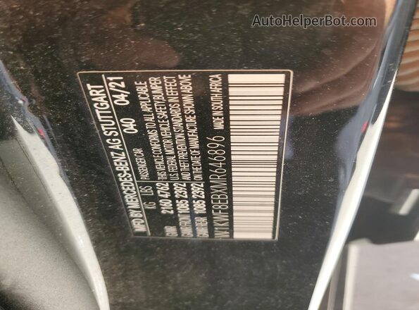 W1KWF8EBXMR646896 2021 MERCEDES-BENZ C Black Շարժիչի բաժամունքի տեսք