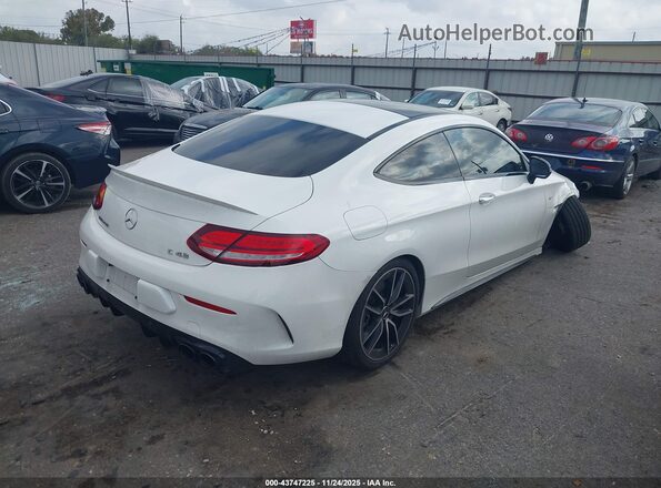 W1KWJ6EB5MG071928 2021 MERCEDES-BENZ AMG C 43 White Rear right