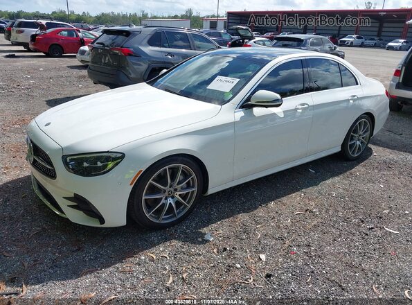 W1KZF8DB2NB097025 2022 MERCEDES-BENZ E-CLASS White Vista tres cuartos delantera izquierda