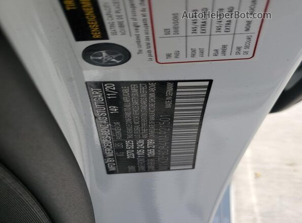 W1KZF8DB4MA921501 2021 MERCEDES-BENZ E White Widok komory silnika