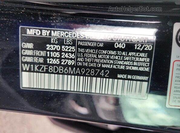 W1KZF8DB6MA928742 2021 MERCEDES-BENZ E Pink Widok komory silnika