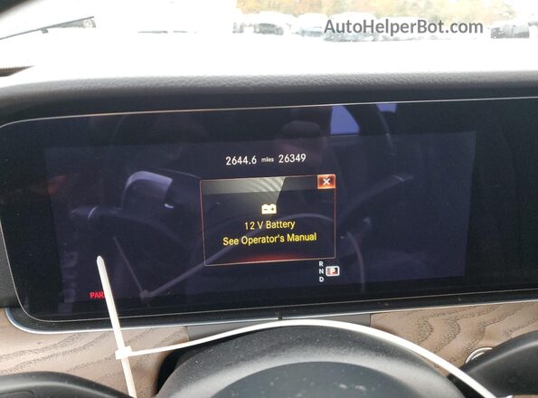 W1KZF8DB8NB043017 2022 MERCEDES-BENZ E Black Սարքավորումների վահանակի տեսք