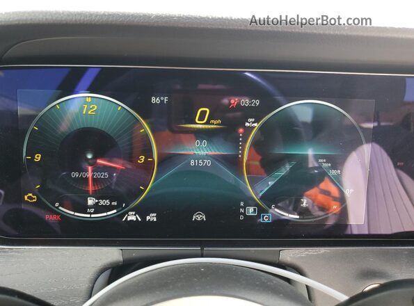 W1KZF8DB9MA971696 2021 MERCEDES-BENZ E Silver ხელსაწყოთა პანელის ხედი