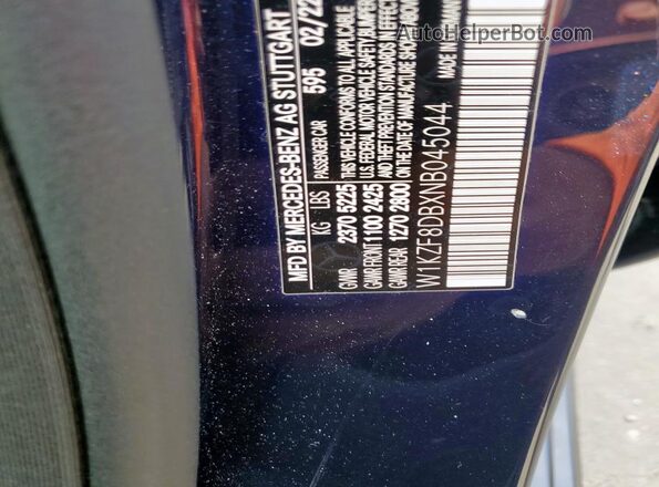 W1KZF8DBXNB045044 2022 MERCEDES-BENZ E Black Widok komory silnika