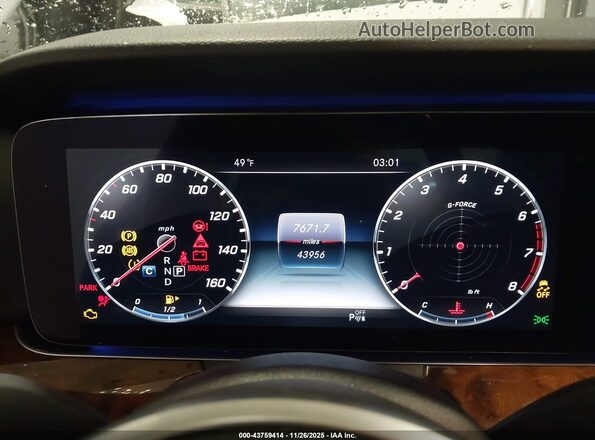W1KZF8EB1LA845345 2020 MERCEDES-BENZ E-CLASS Black Vista de los asientos traseros