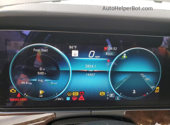 W1KZF8EB5PB141195 2023 MERCEDES-BENZ E Gray Vista del cuadro de instrumentos
