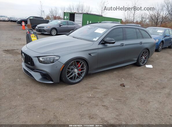 W1KZH8KB1MA956879 2021 MERCEDES-BENZ AMG E 63 Gray Vista tres cuartos delantera izquierda
