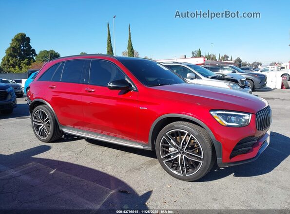 W1N0G6EB3MF948574 2021 MERCEDES-BENZ AMG GLC 43 Burgundy Սալոնի 360 աստիճան տեսք