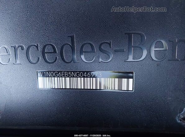 W1N0G6EB5NG046973 2022 MERCEDES-BENZ AMG GLC 43 Black Vista interior trasera