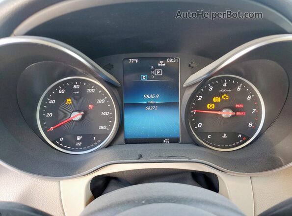 W1N0G8DB9LF862973 2020 MERCEDES-BENZ GLC-CLASS White Vista del cuadro de instrumentos