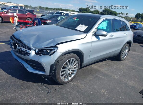 W1N0G8DB9NG064809 2022 MERCEDES-BENZ GLC 300 Серебряный Передняя левая четверть