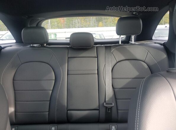 W1N0G8EBXMV311005 2021 MERCEDES-BENZ GLC-CLASS Black უკანა სავარძლების ხედი