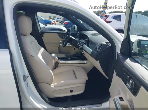 W1N4M4GBXSW381563 2025 MERCEDES-BENZ GLB-CLASS Белый Вид салона спереди