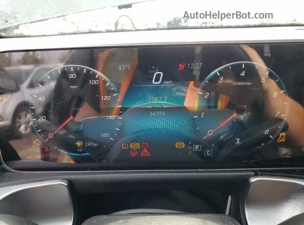 W1N4M4HB2LW020120 2020 MERCEDES-BENZ GLB-CLASS Gray ხელსაწყოთა პანელის ხედი
