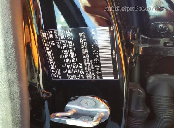 W1N4M4HB2NW260562 2022 MERCEDES-BENZ GLB-CLASS Черный Вид наклейки с VIN-кодом