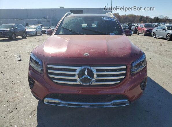 W1N4M4HB2SW424646 2025 MERCEDES-BENZ GLB-CLASS Red Դիմացի տեսք