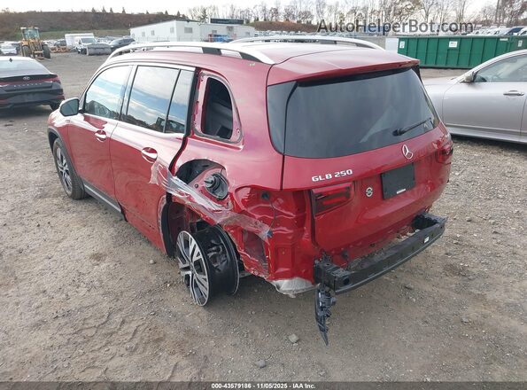 W1N4M4HB3RW370008 2024 MERCEDES-BENZ GLB-CLASS Red Tył lewy