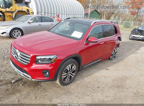 W1N4M4HB3RW370008 2024 MERCEDES-BENZ GLB-CLASS Red Przód lewy