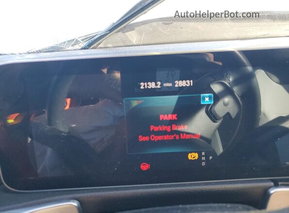 W1N4M4HB4MW106370 2021 MERCEDES-BENZ GLB-CLASS White Instrument cluster view
