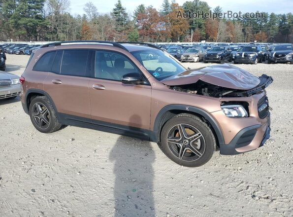 W1N4M4HB7PW278316 2023 MERCEDES-BENZ GLB-CLASS Оранжевый Передняя правая четверть