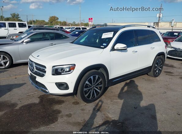 W1N4M4HB7PW334576 2023 MERCEDES-BENZ GLB-CLASS White წინა მარცხენა ხედი სამი მეოთხედიდან