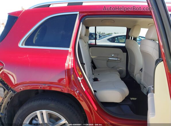 W1N4M4HB9MW121902 2021 MERCEDES-BENZ GLB-CLASS Красный Вид наклейки с VIN-кодом