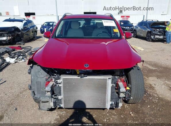 W1N4M4HB9MW121902 2021 MERCEDES-BENZ GLB-CLASS Красный Вид задней части салона