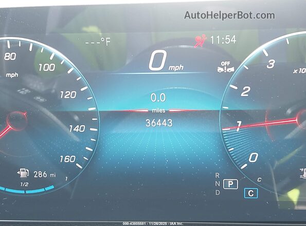 W1N4M4HB9MW121902 2021 MERCEDES-BENZ GLB-CLASS Красный 