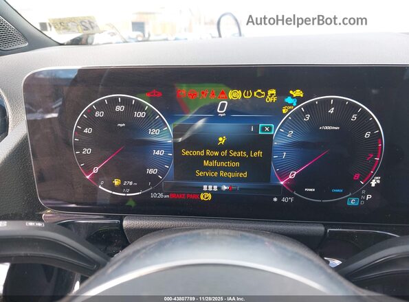 W1N4N4HB2SJ696236 2025 MERCEDES-BENZ GLA 250 Белый 