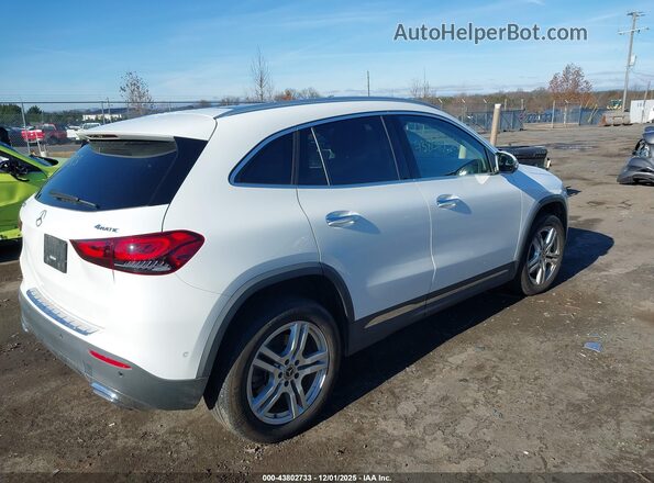 W1N4N4HB7NJ323035 2022 MERCEDES-BENZ GLA 250 White Tył prawy