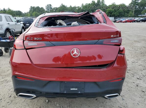 W1NKJ4HB8RF085255 2024 MERCEDES-BENZ GLC-CLASS Red Հետևի տեսք