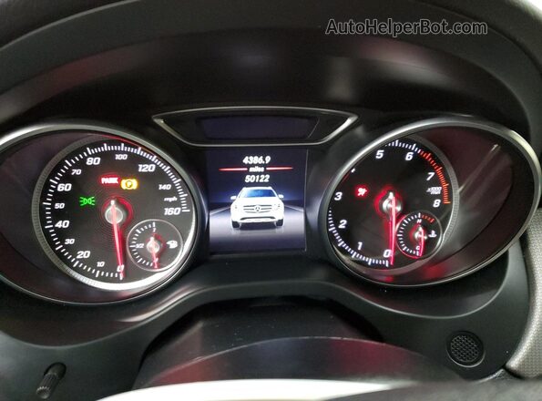 W1NTG4EB1LU031029 2020 MERCEDES-BENZ GLA Red Instrument cluster view