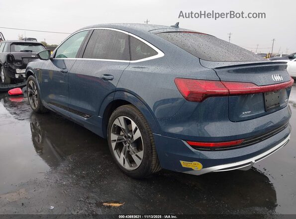 WA12AAGE1NB033320 2022 AUDI E-TRON Blue Rear left