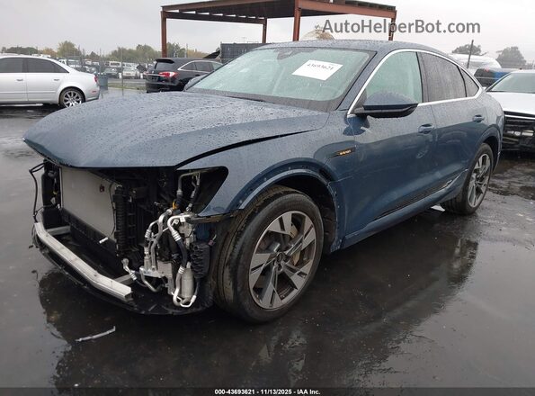 WA12AAGE1NB033320 2022 AUDI E-TRON Blue Front left