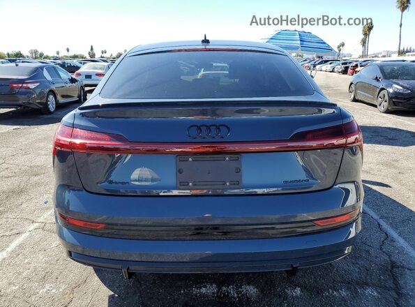 WA12AAGE2NB011584 2022 AUDI E-TRON Blue Widok z tyłu
