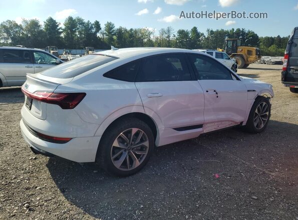 WA12AAGE6MB003342 2021 AUDI E-TRON Белый Задняя правая четверть