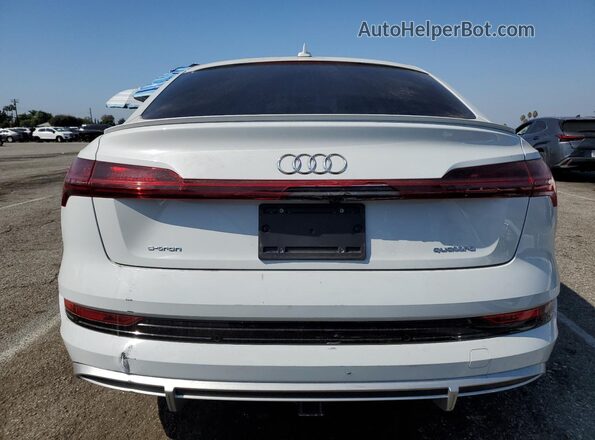 WA12AAGE8MB000894 2021 AUDI E-TRON Белый Вид сзади