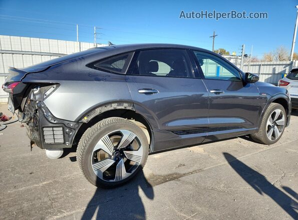 WA13AAGE7MB001815 2022 AUDI E-TRON Gray Հետևի աջ