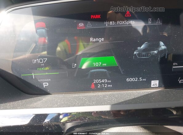 WA13ABGE2PB014918 2023 AUDI E-TRON Black უკანა სავარძლების ხედი